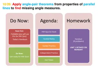 Angle Pair Theorems in Geometry