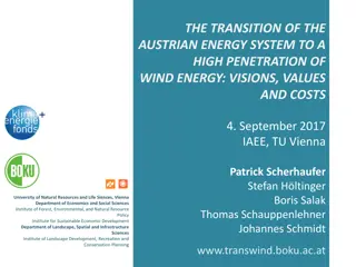 Challenges in Transitioning Austrian Energy System to High Wind Energy Penetration