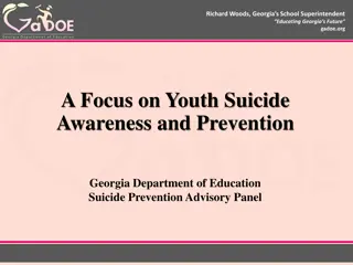 Focusing on Youth Suicide Prevention in Georgia Schools