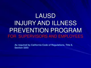 LAUSD Injury and Illness Prevention Program Overview