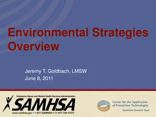 Environmental Strategies for Youth Alcohol Abuse Prevention