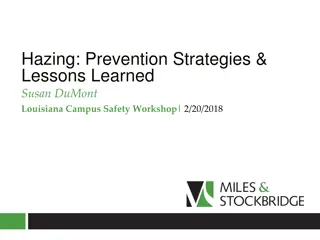 Hazing Prevention Strategies in Campus Safety Workshops