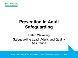 Safeguarding and Prevention Strategies in Bath and North East Somerset