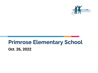 Primrose Elementary School Meeting Recap - October 26, 2022