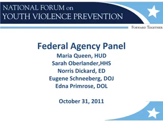 Federal Agencies' Commitment to Youth Violence Prevention Forum