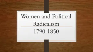 Women and Political Radicalism 1790-1850: A Historical Perspective