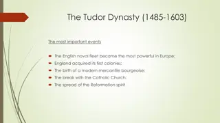 The Tudor Dynasty (1485-1603): Key Events and Figures