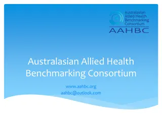 Australasian Allied Health Benchmarking Consortium Overview