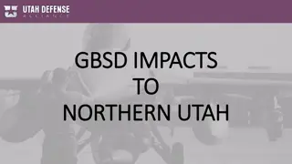 Future Growth and Economic Impacts of GBSD Program in Northern Utah