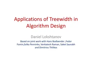 Applications of Treewidth in Algorithm Design