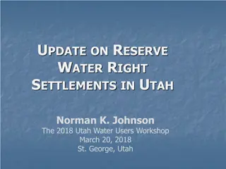 Origin and Evolution of Western Water Rights in Utah