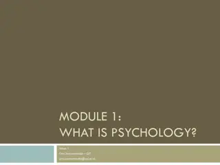 Psychology: From Early Philosophy to Modern Practices