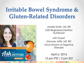 Irritable Bowel Syndrome (IBS), FODMAPs, and Gluten-Related Disorders