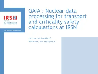 GAIA Nuclear Data Processing Overview