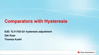 Implementing Hysteresis in Comparator Circuits