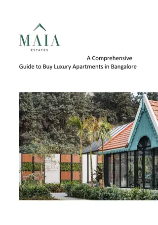 A Comprehensive Guide to Buy Luxury Apartments in Bangalore