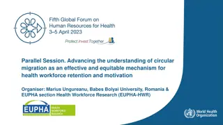 Circular Migration for Health Workforce Retention