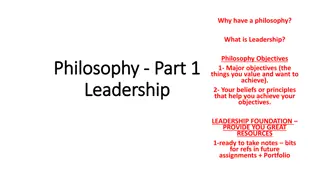 Leadership and Philosophy in Sports