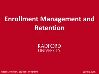 Insight into Student Enrollment and Retention Strategies for 2016