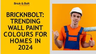 BricknBolt - Trending Wall Paint Colours for Homes in 2024