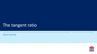 The Tangent Ratio in Trigonometry