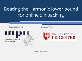 Beating the Harmonic Lower Bound for Online Bin Packing - Strategies and Results