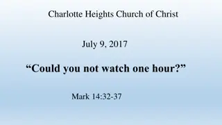 Charlotte Heights Church of Christ Worship Service Summary