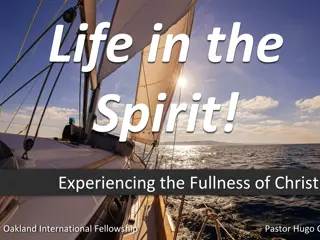 Life in the Spirit: Seeking God's Guidance