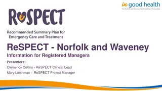 ReSPECT: Norfolk and Waveney Information for Registered Managers