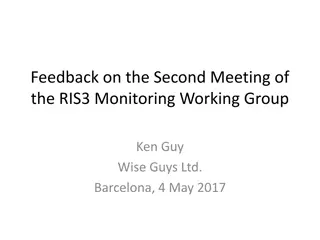 Insights from RIS3 Monitoring Working Group Meeting at Ken Guy Wise Guys Ltd.