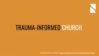 Understanding Trauma-Informed Church Practices