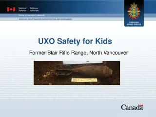 UXO Safety Awareness at Former Blair Rifle Range, North Vancouver