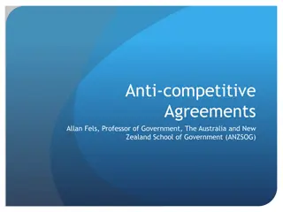 Anti-Competitive Agreements in Competition Law