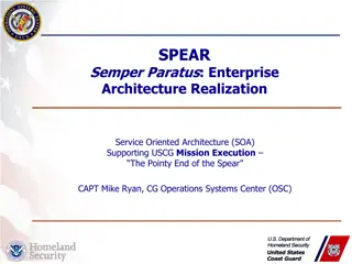 USCG Enterprise Architecture Realization Through Service-Oriented Approach