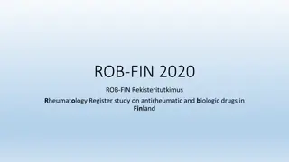 ROB-FIN 2020 Rheumatology Register Study in Finland