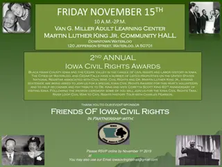 Celebrating Iowa's Civil Rights Legacy: 2nd Annual Awards Event