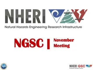 NHERI GSC November Meeting Highlights