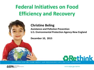 Food Recovery Initiatives and Accomplishments in the United States