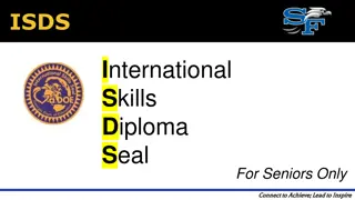 International Skills Diploma Seal for Seniors: Connect, Achieve, Lead, Inspire