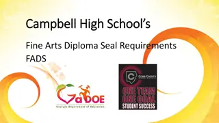 Fine Arts Diploma Seal Requirements in Cobb County Schools