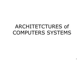 Computer Systems Architectures and Standards