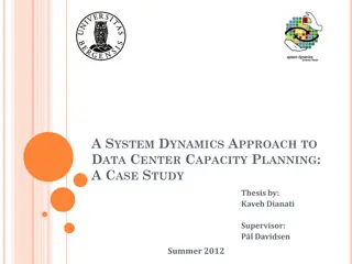 System Dynamics Approach to Data Center Capacity Planning