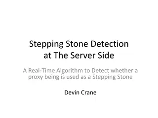 Stepping Stone Detection at the Server Side: Real-Time Algorithm