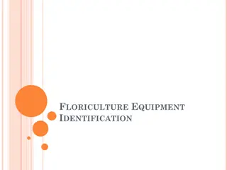 Floriculture Equipment Identification Guide