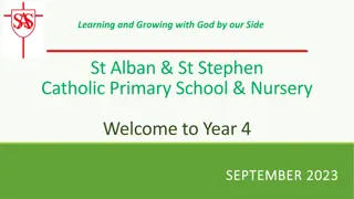 Learning and Growing with God: St. Alban & St. Stephen Catholic Primary School Year 4