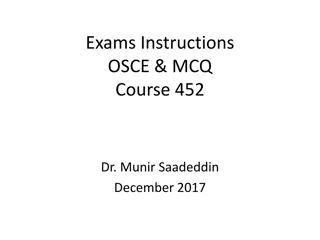 Comprehensive Guide to OSCE Exam Instructions and Procedures