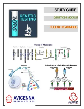 Genetics-II Module Study Guide for 4th Year MBBS Students at Avicenna Medical College