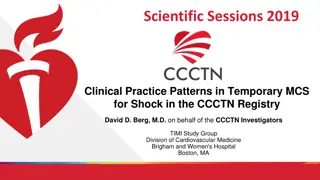 Clinical Practice Patterns in Temporary MCS for Shock