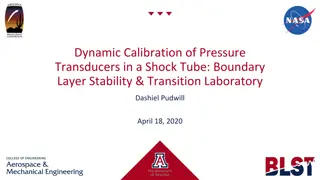 Dynamic Calibration of Pressure Transducers in a Shock Tube