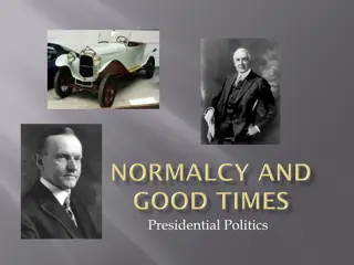 Scandals and Successors: Warren G. Harding and Calvin Coolidge in Presidential Politics